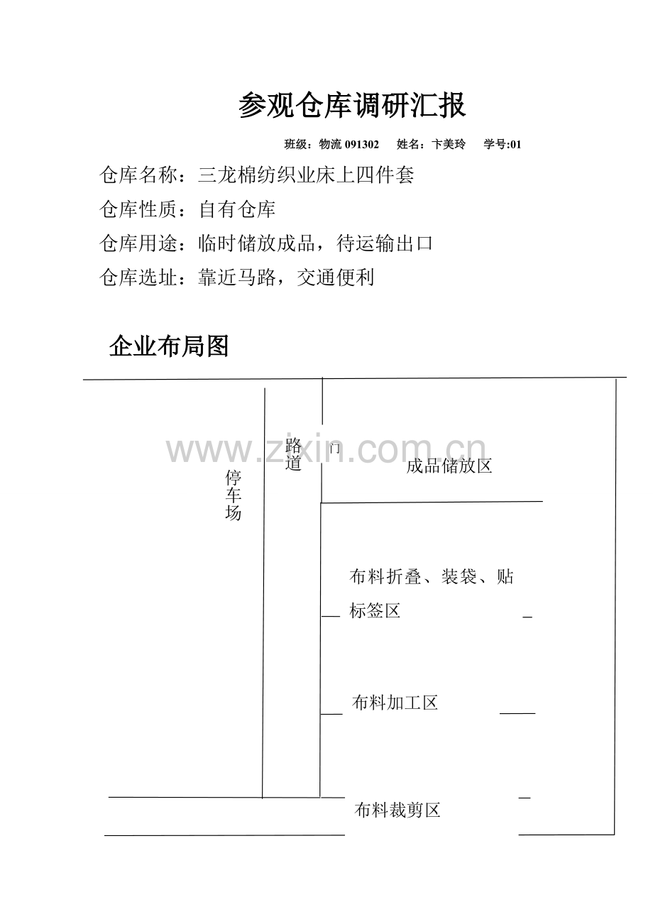参观仓库调研研究报告.doc_第1页