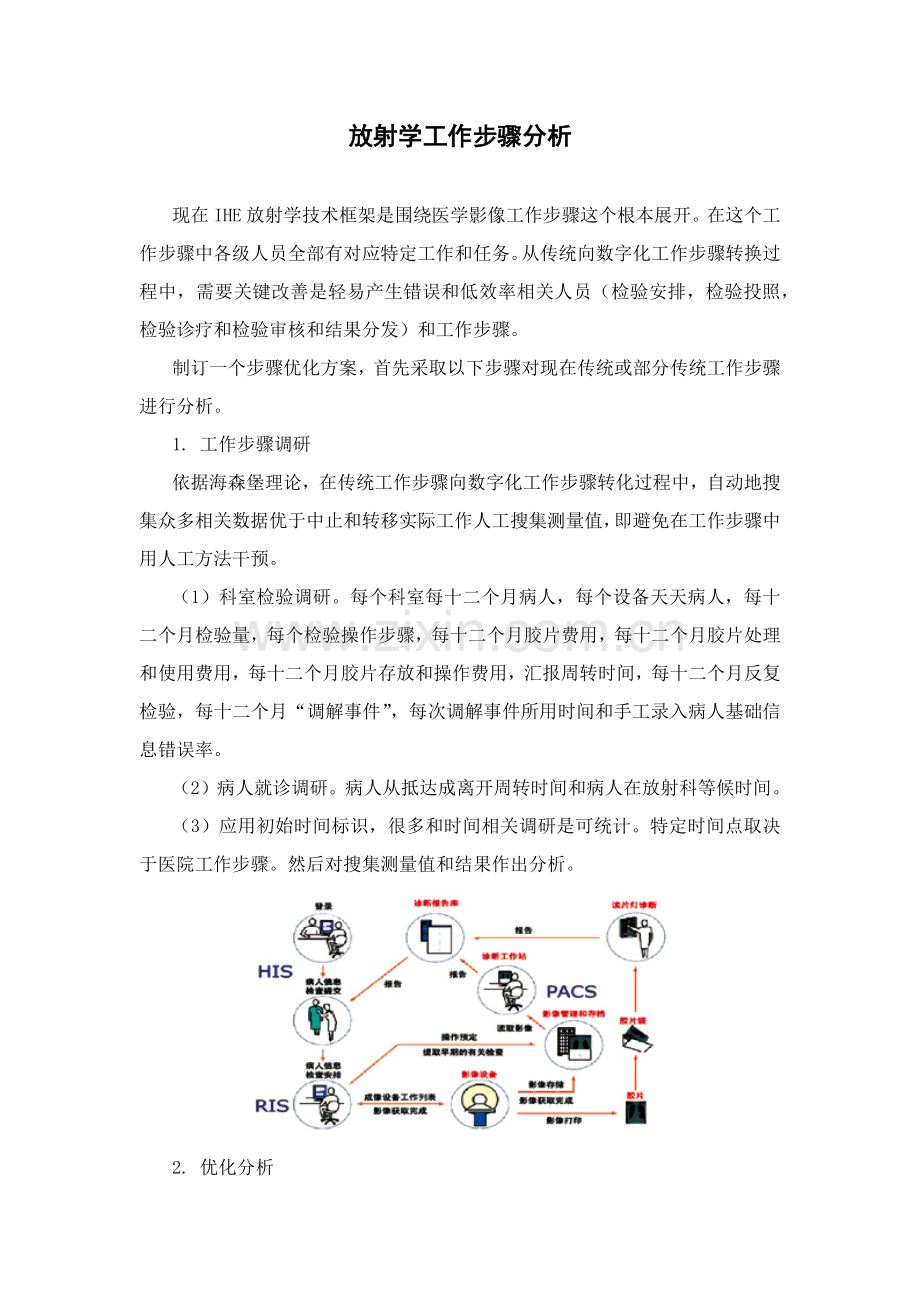 基于IHE的放射学工作综合流程的分析.docx_第1页