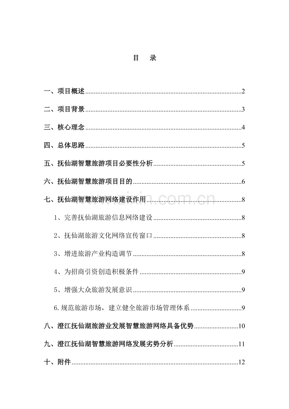 抚仙湖智慧旅游综合项目可行性分析报告.doc_第2页