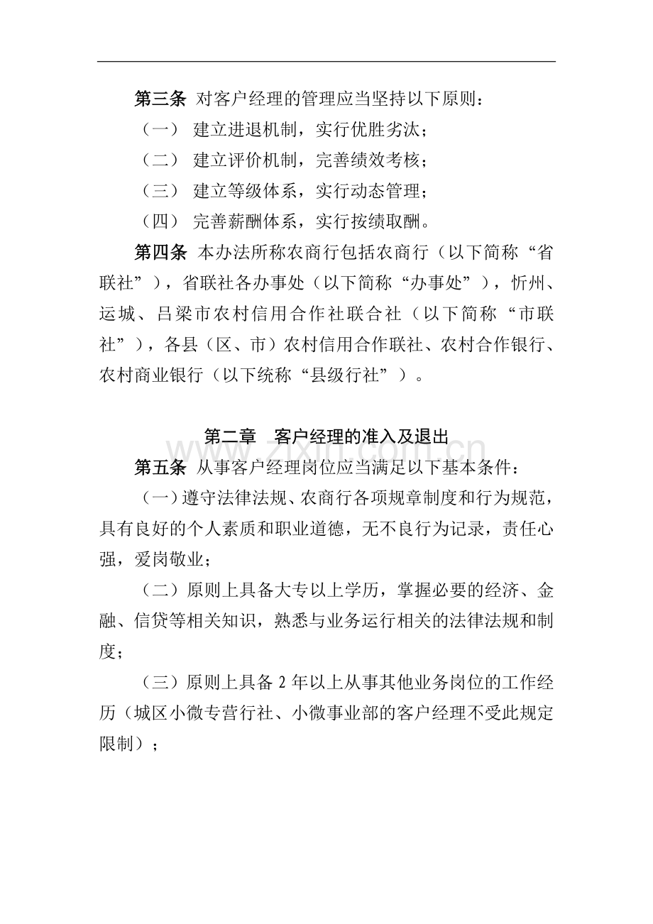 农商行客户经理管理办法(试行)模版.docx_第2页