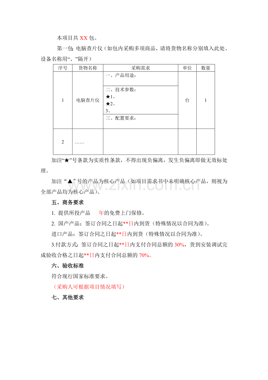 项目需求书(医疗器械).doc_第2页