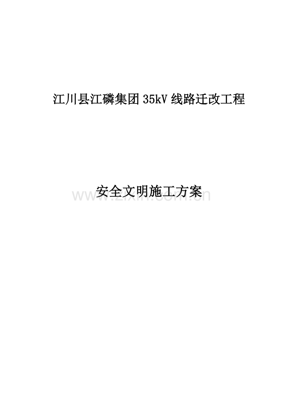 安全文明综合项目施工组织专项措施.docx_第1页