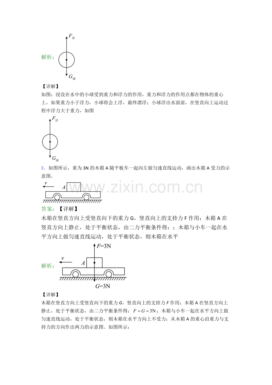 部编版八年级下册物理作图题试卷(培优篇)(Word版含解析).doc_第2页