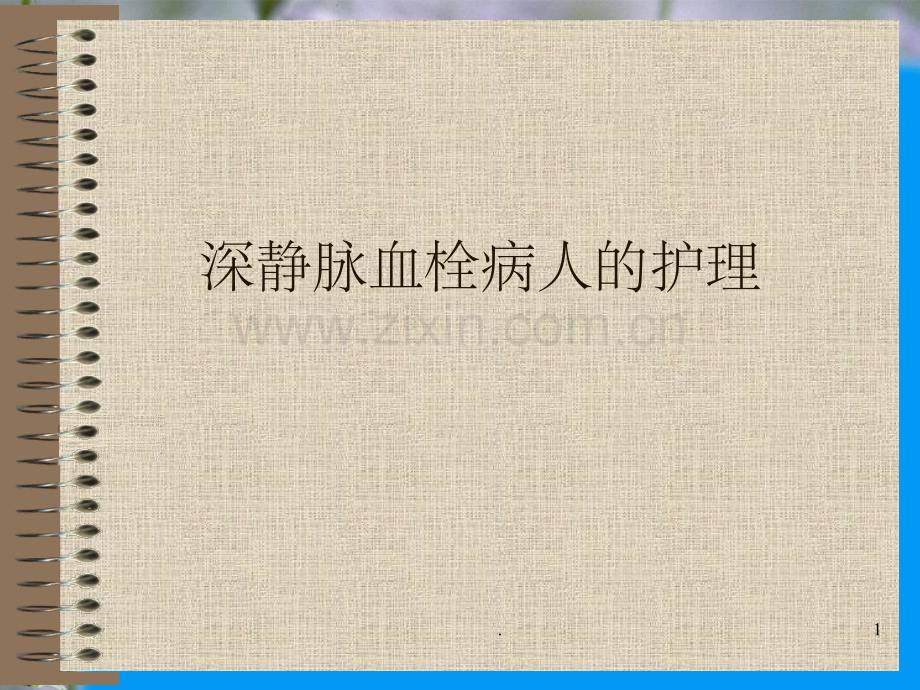 深静脉血栓病人的护理.ppt_第1页
