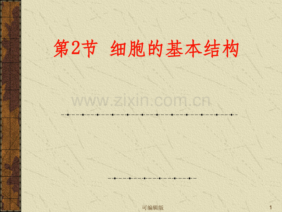 细胞的基本结构(6).ppt_第1页