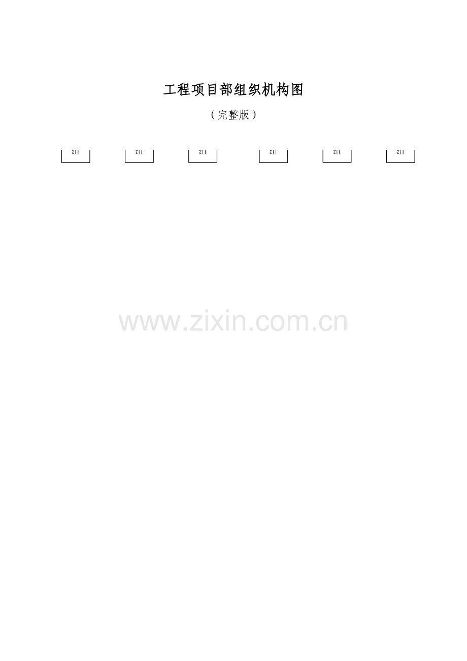 工程项目部组织机构图[1].doc_第1页