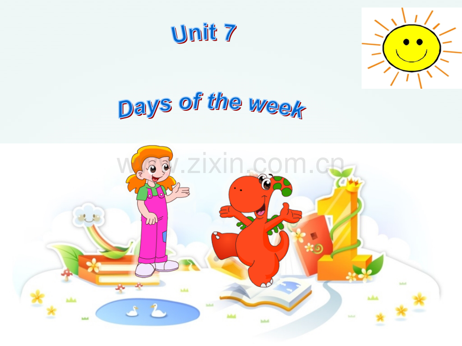 ULDaysoftheweek五年级下册-北师大版.ppt_第1页