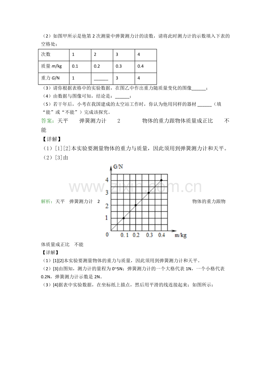 八年级下册物理太原物理实验题试卷易错题(Word版含答案).doc_第2页