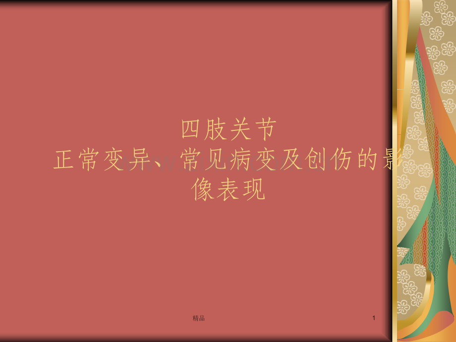 四肢骨关节正常变异与常见病....ppt_第1页