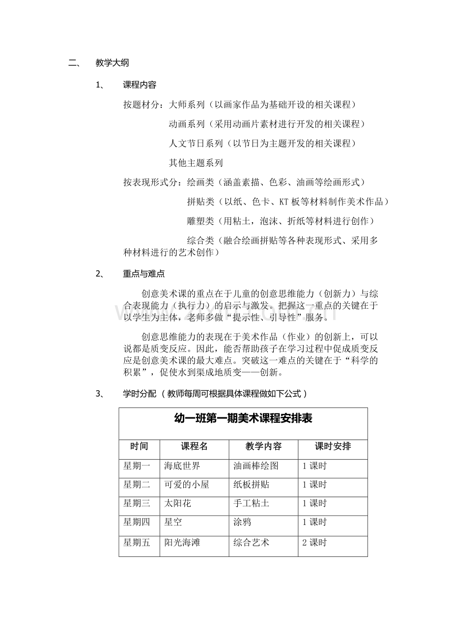 创意美术课程大纲.docx_第2页