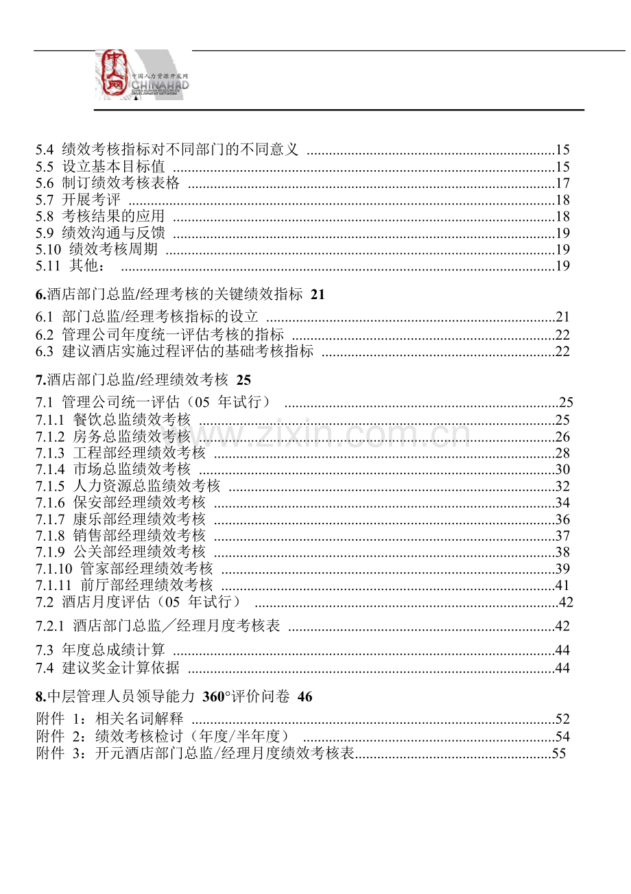 某某星级酒店绩效管理制度流程、考核标准汇编(-55页).doc_第2页