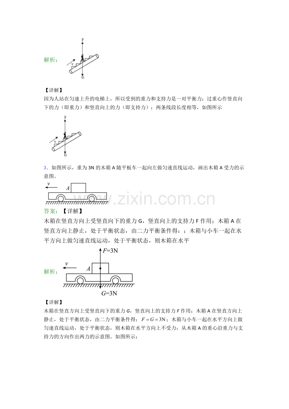 人教版部编版八年级物理下册作图题试卷易错题(Word版含答案).doc_第2页