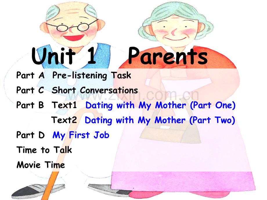 大学英语听说教程B3U1-Parents.ppt_第2页