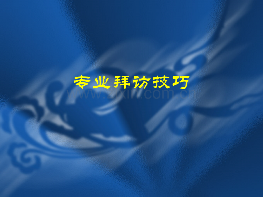 专业拜访技巧1.ppt_第1页