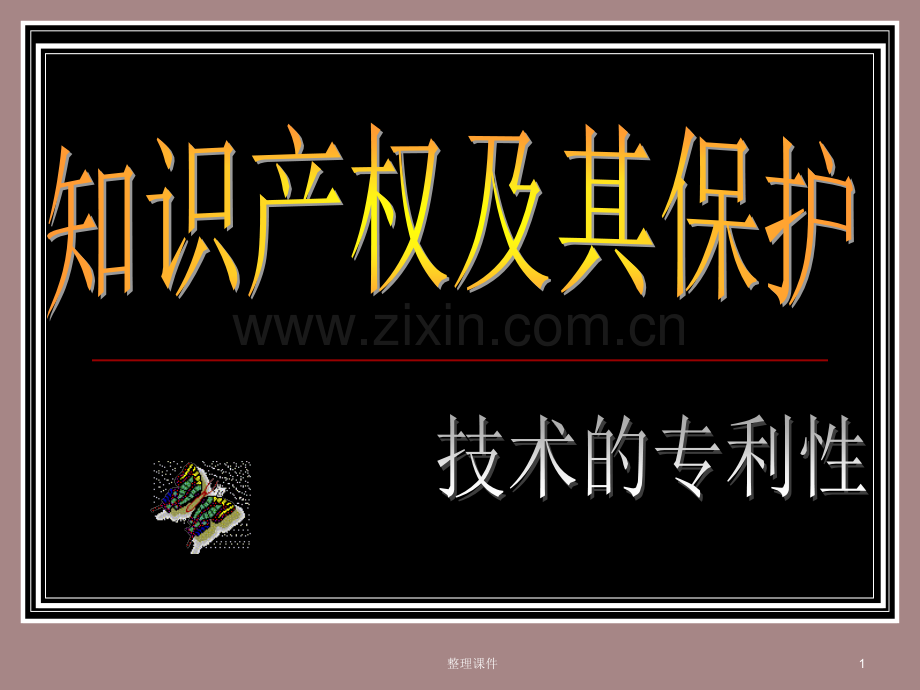 地质版通用技术第一章第四节知识产权及其保护.ppt_第1页
