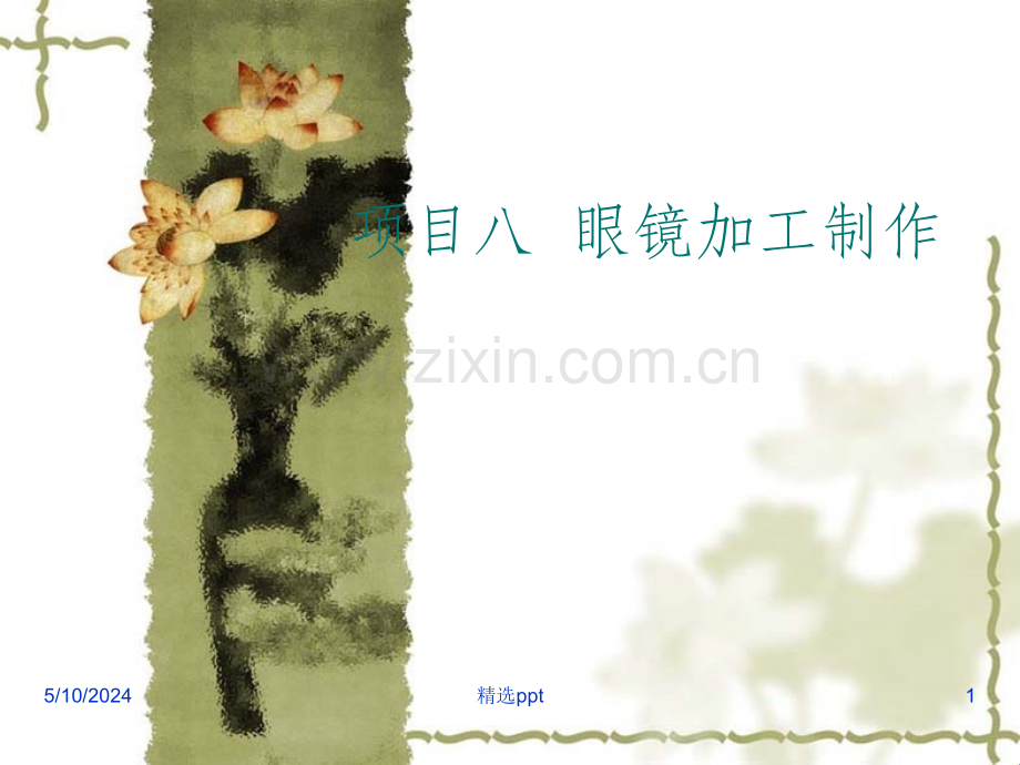 眼镜加工制作.ppt_第1页