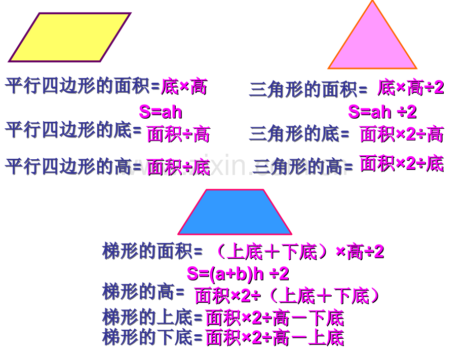 五年级上册梯形的面积练习课.ppt_第2页