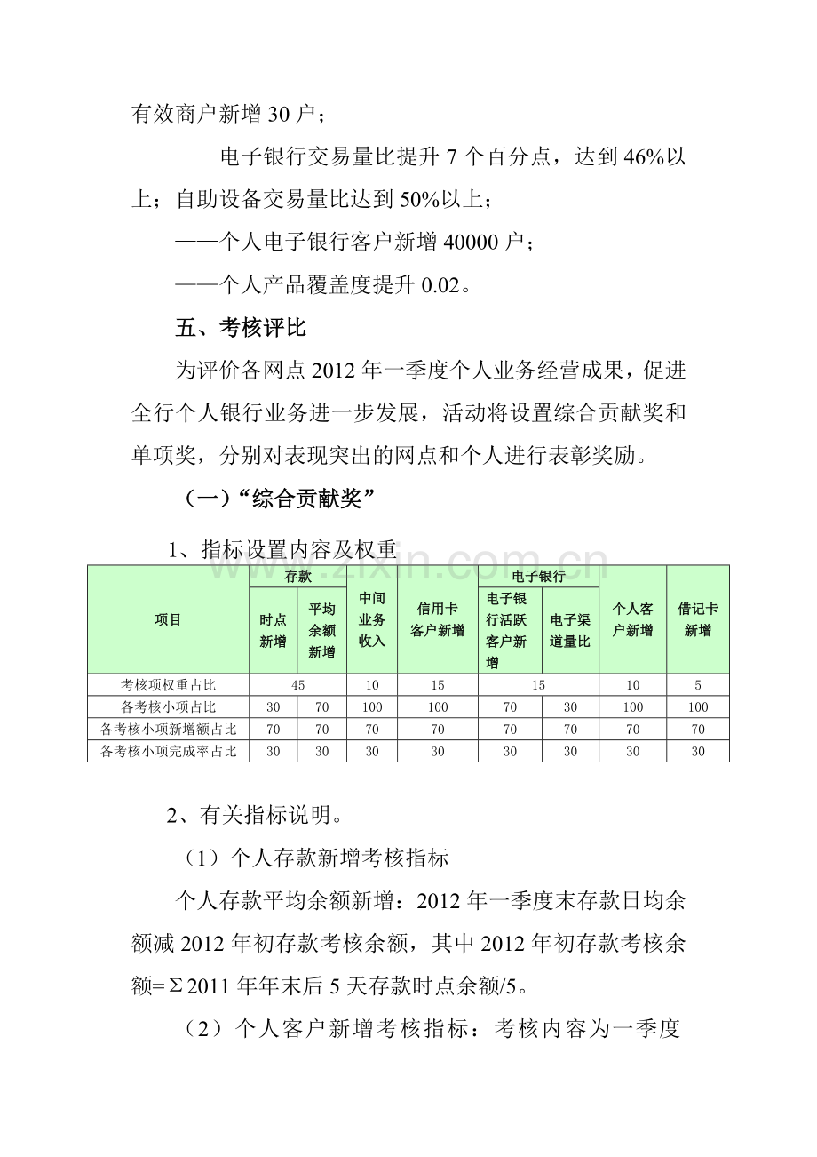 个人银行业务旺季营销活动方案.doc_第2页