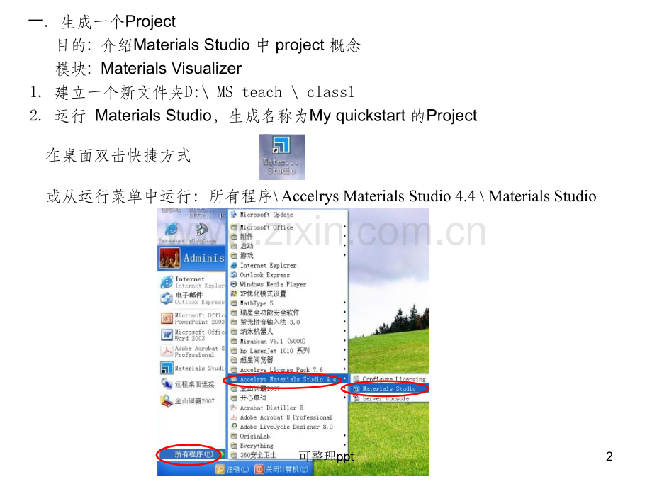 MaterialsStudio50培训教程(1).ppt_第2页