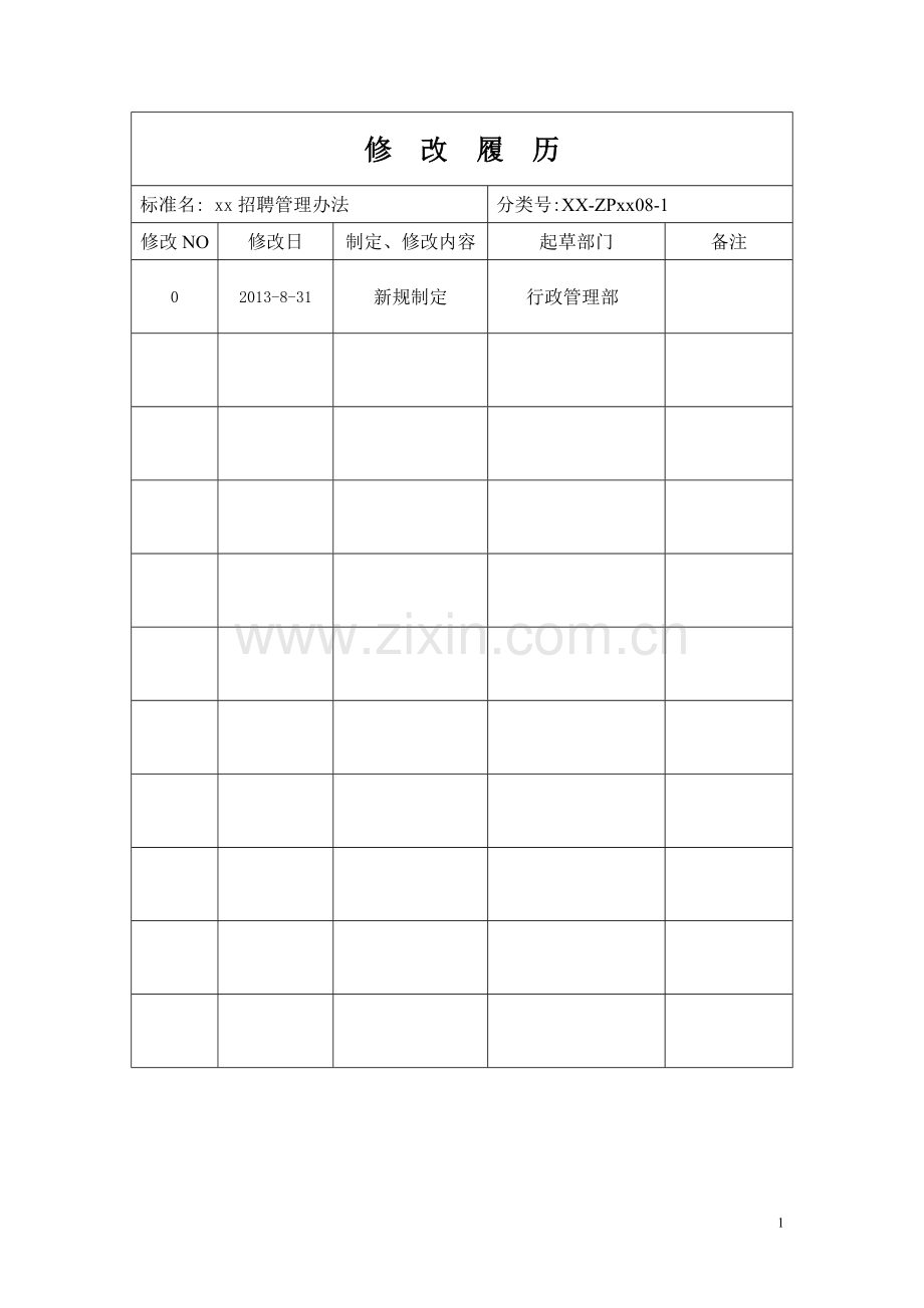 影视公司员工招聘管理办法模版.doc_第2页