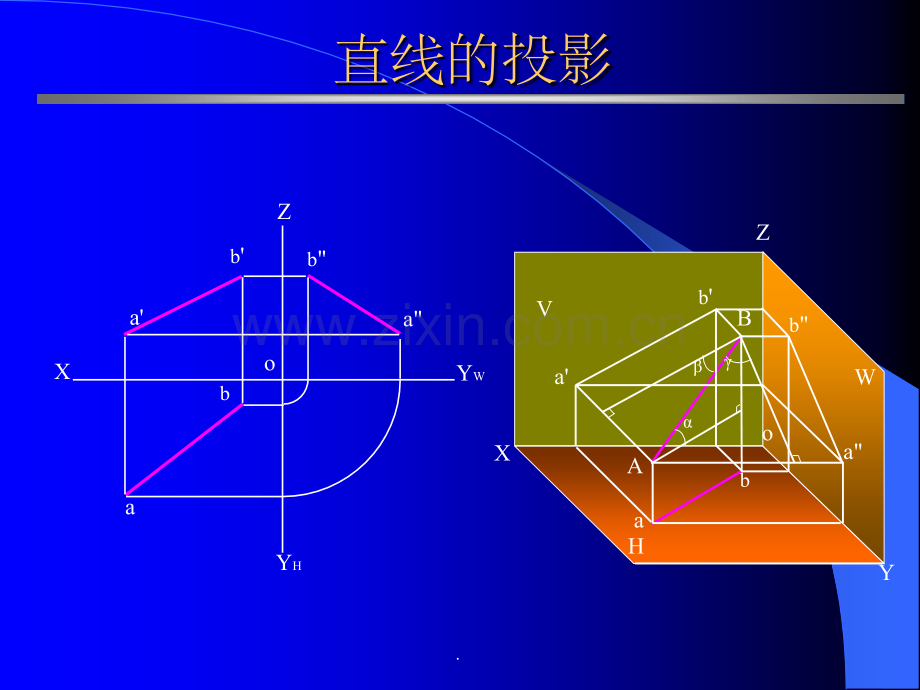 工程制图基础-直线的投影.ppt_第2页