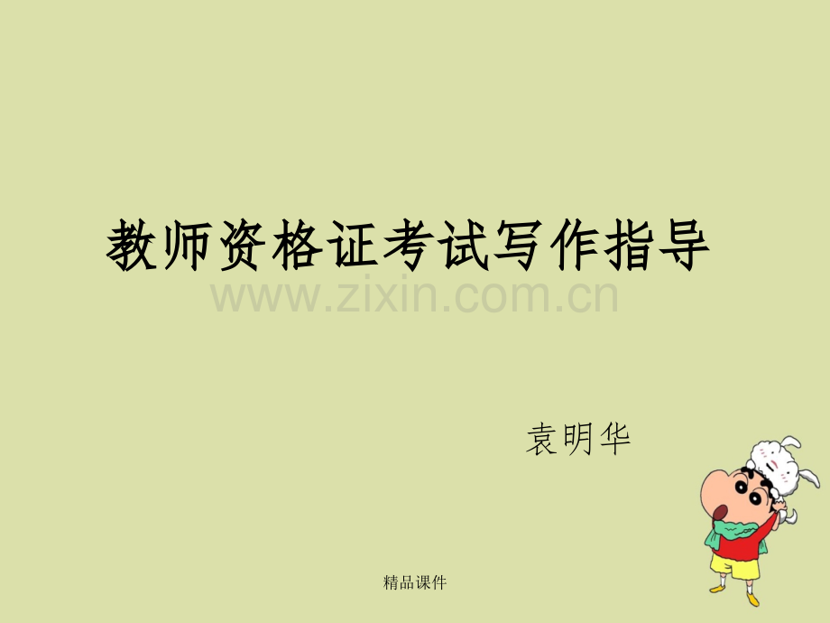 教师资格证考试写作指导.ppt_第1页