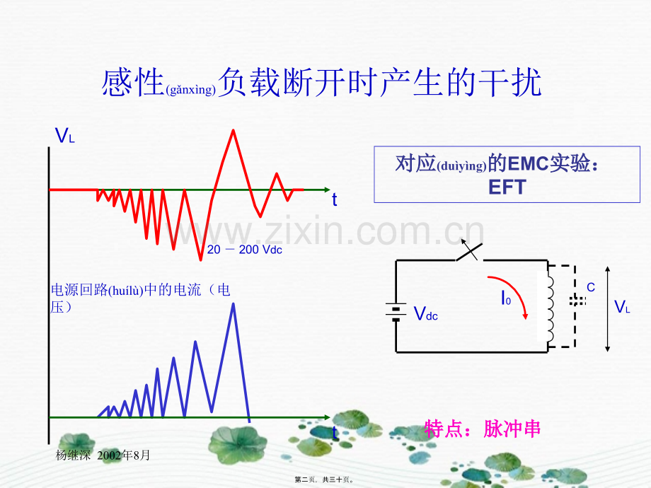 电磁兼容瞬态脉冲干扰的抑制.ppt_第2页