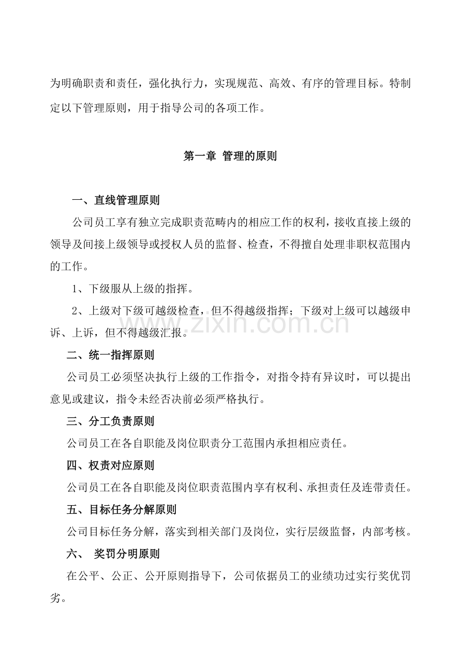 公司管理制度项目管理部.doc_第1页