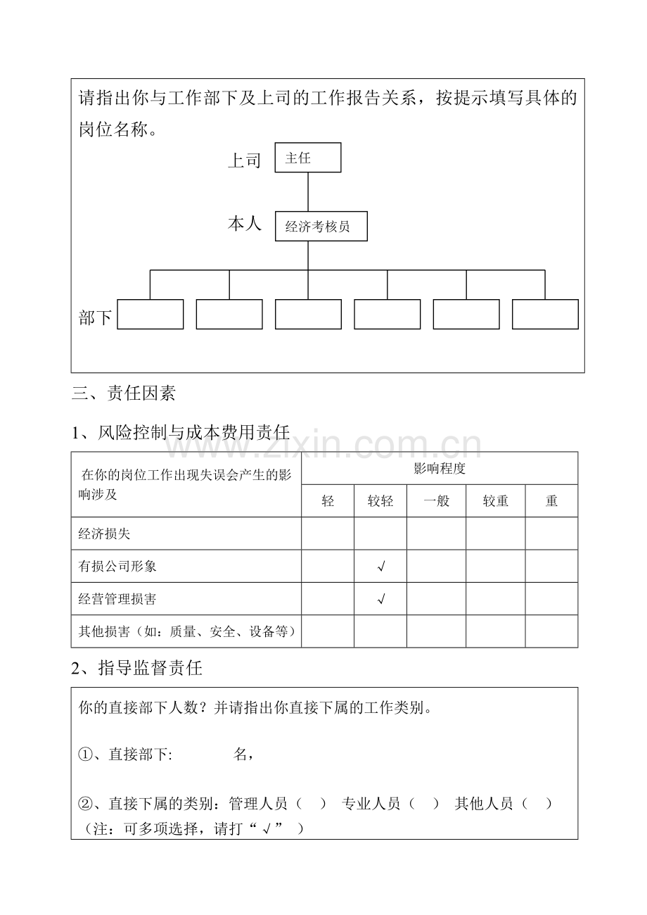 岗位分析问卷模版模版.doc_第2页