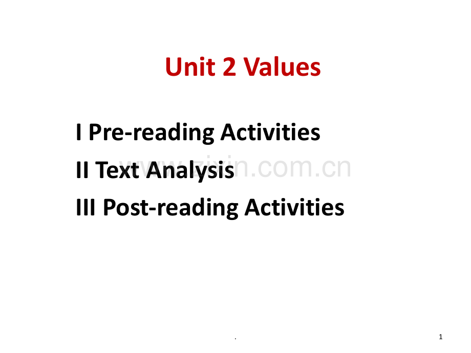 大学英语综合教程2-Unit-2-Values.ppt_第1页