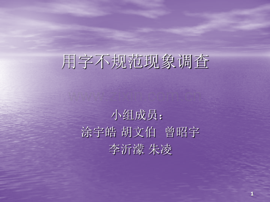 用字不规范现象调查.ppt_第1页