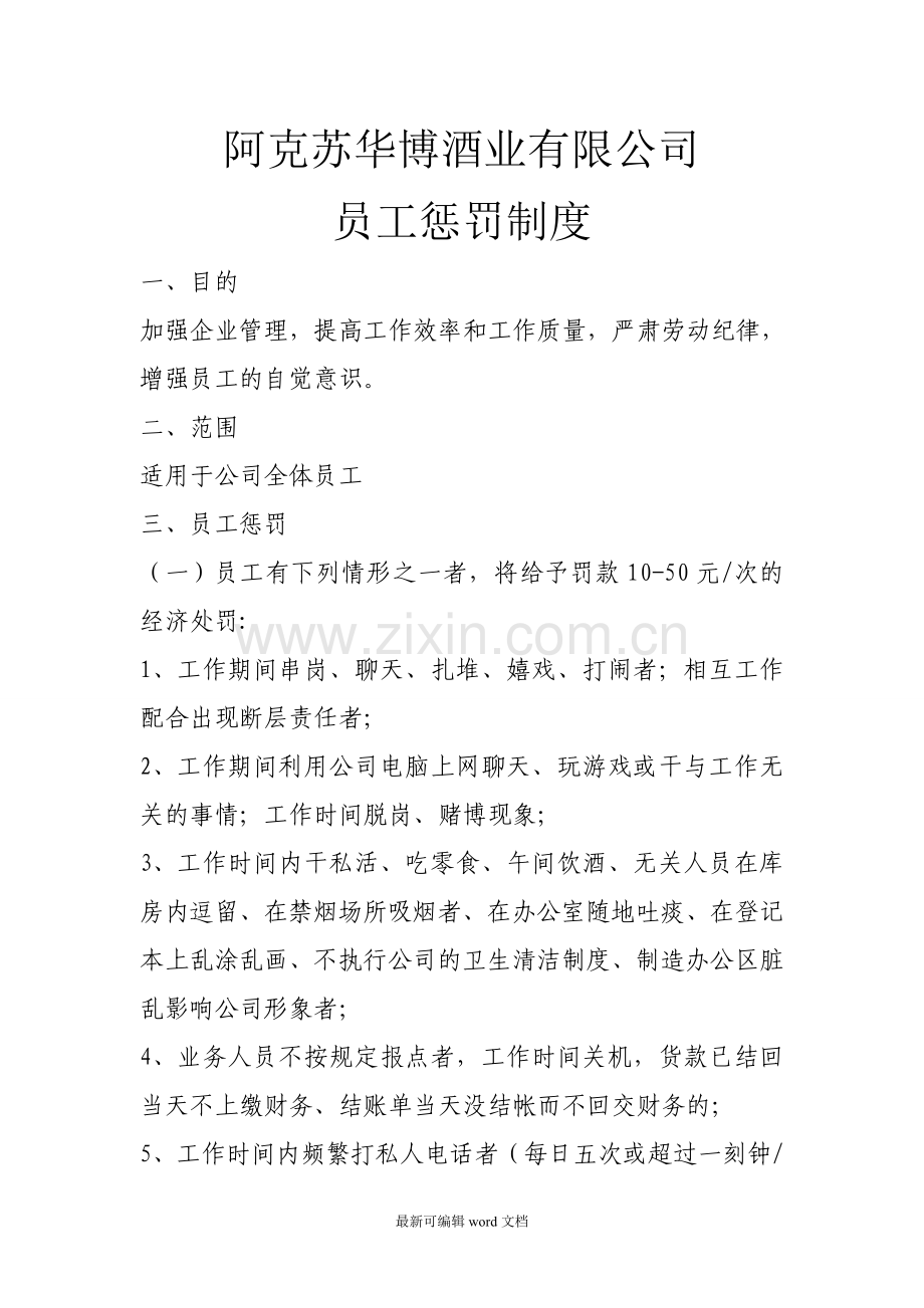 员工惩罚制度.doc_第1页