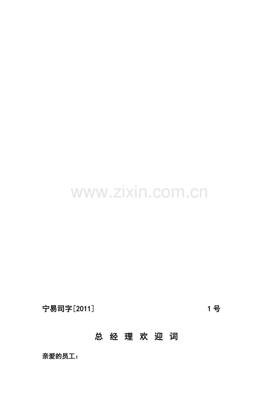 公司管理手册-1号文.doc_第1页