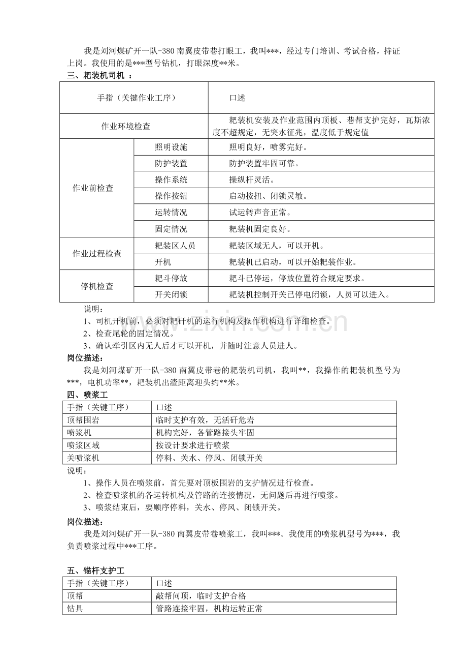 开一队主要工种手指口述与岗位描述.doc_第2页