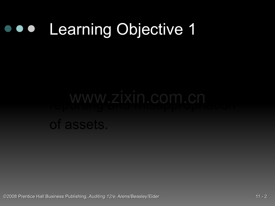 审计学一种整合方法-第12版-英文版Chapter11.ppt_第2页