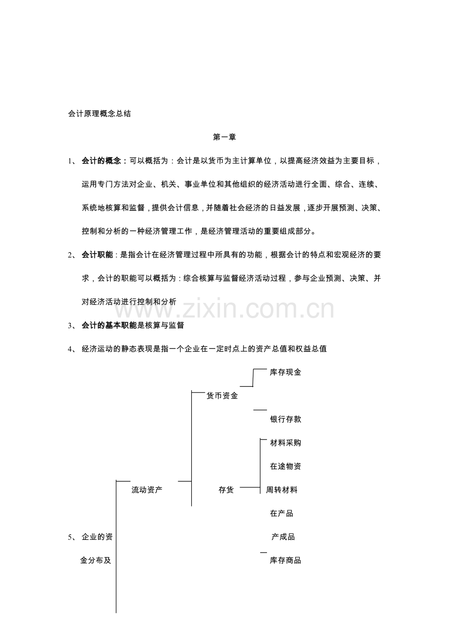 会计原理概念总结.doc_第1页