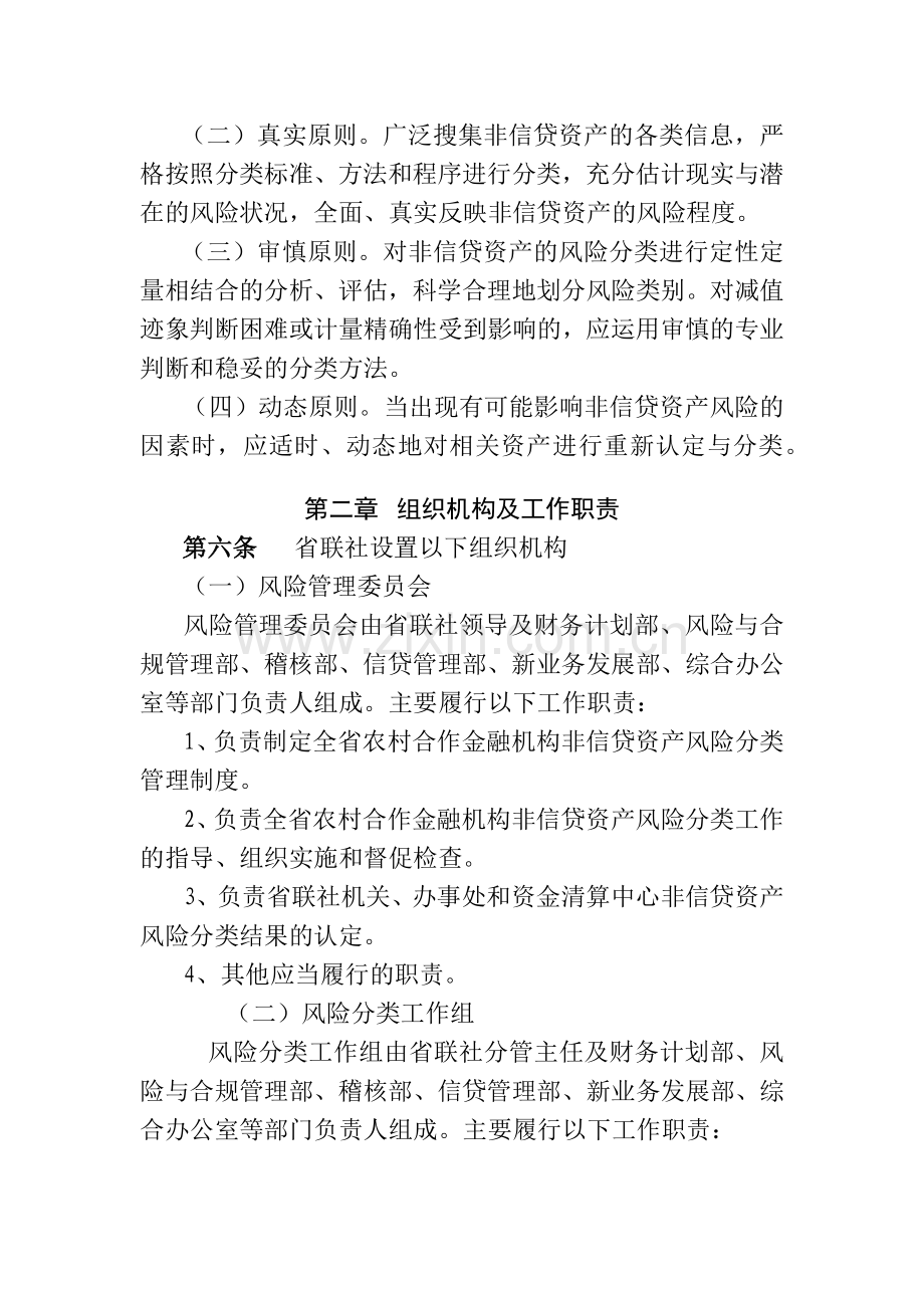 农村合作金融机构非信贷资产风险分类实施细则模版.docx_第2页