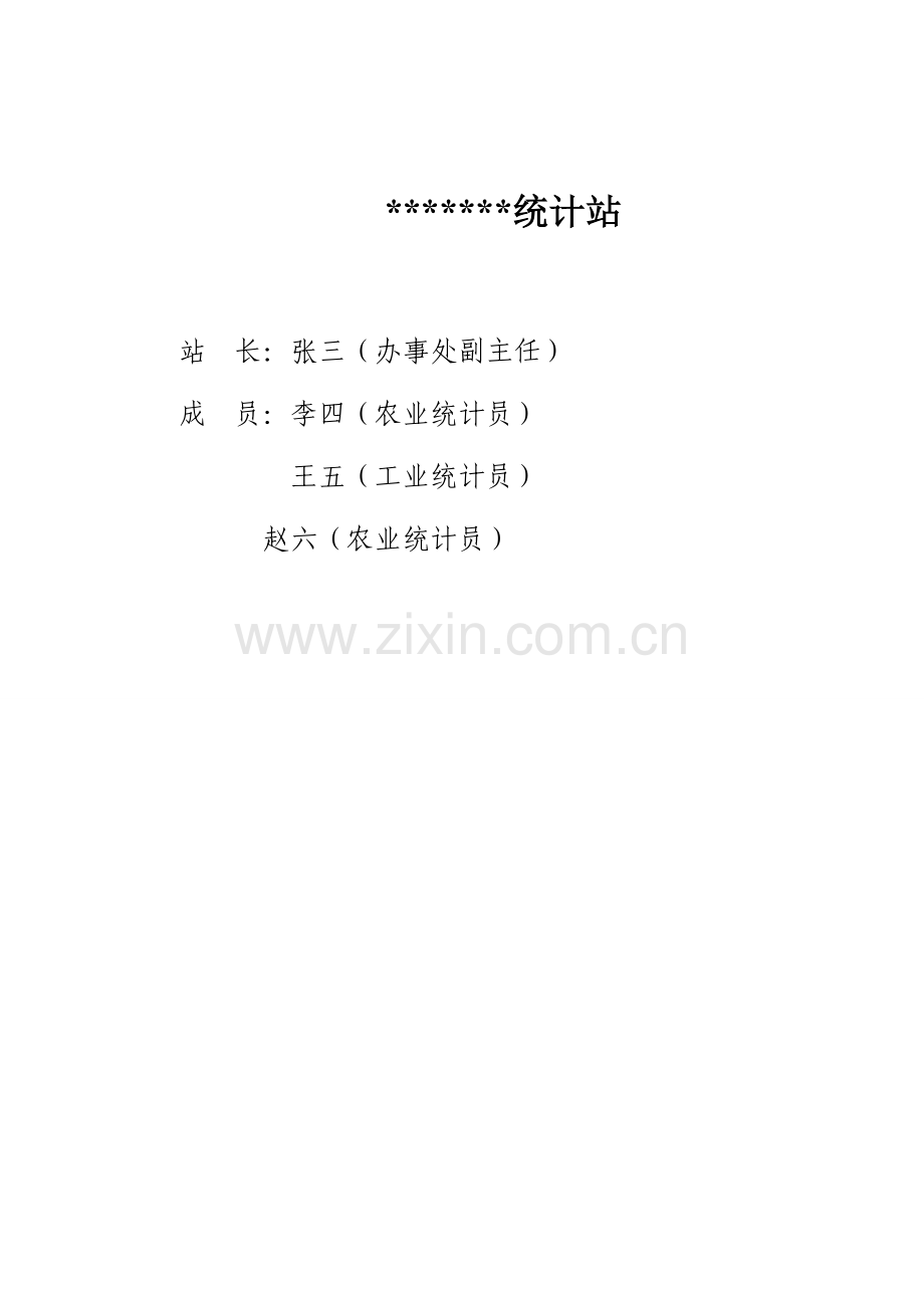 屯子镇统计工作领导小组及各种制度.doc_第2页