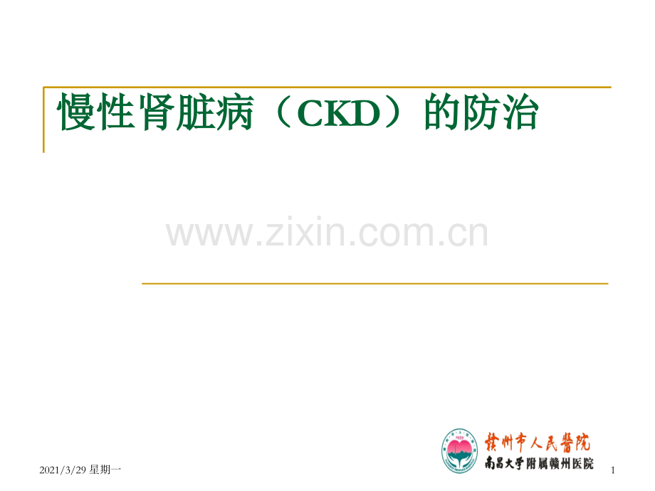慢性肾脏病(CKD).ppt_第1页