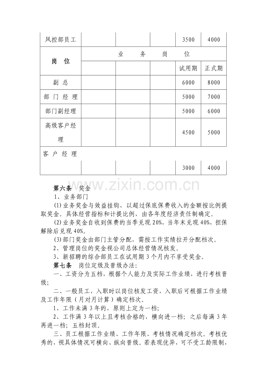 融资担保公司薪酬制度.doc_第2页