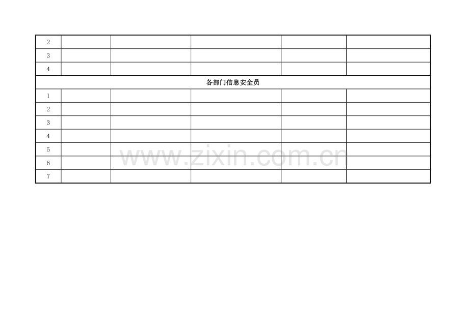 公司信息安全人员联系方式模版.doc_第2页