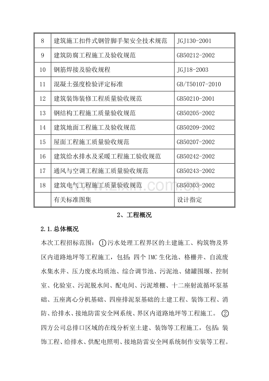 1.四方污水处理各分部分项工程的施工方案与技术措施.doc_第2页