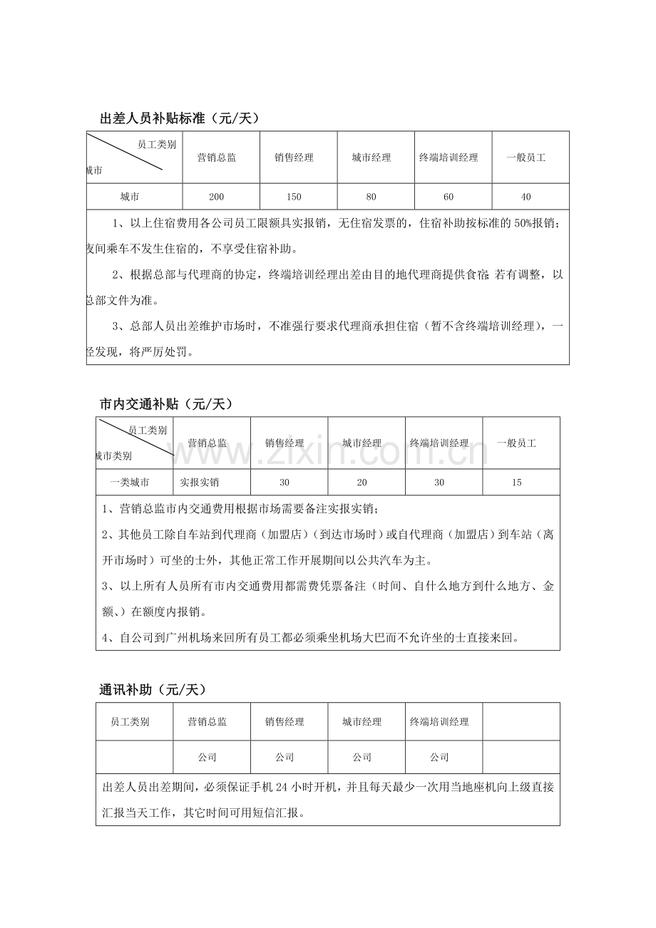 出差人员差旅费报销制度.doc_第2页