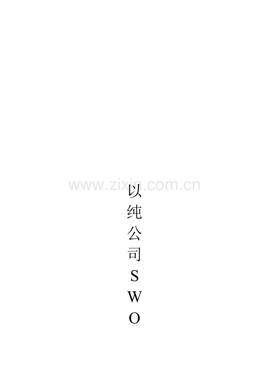 以纯公司SWOT分析.doc_第1页