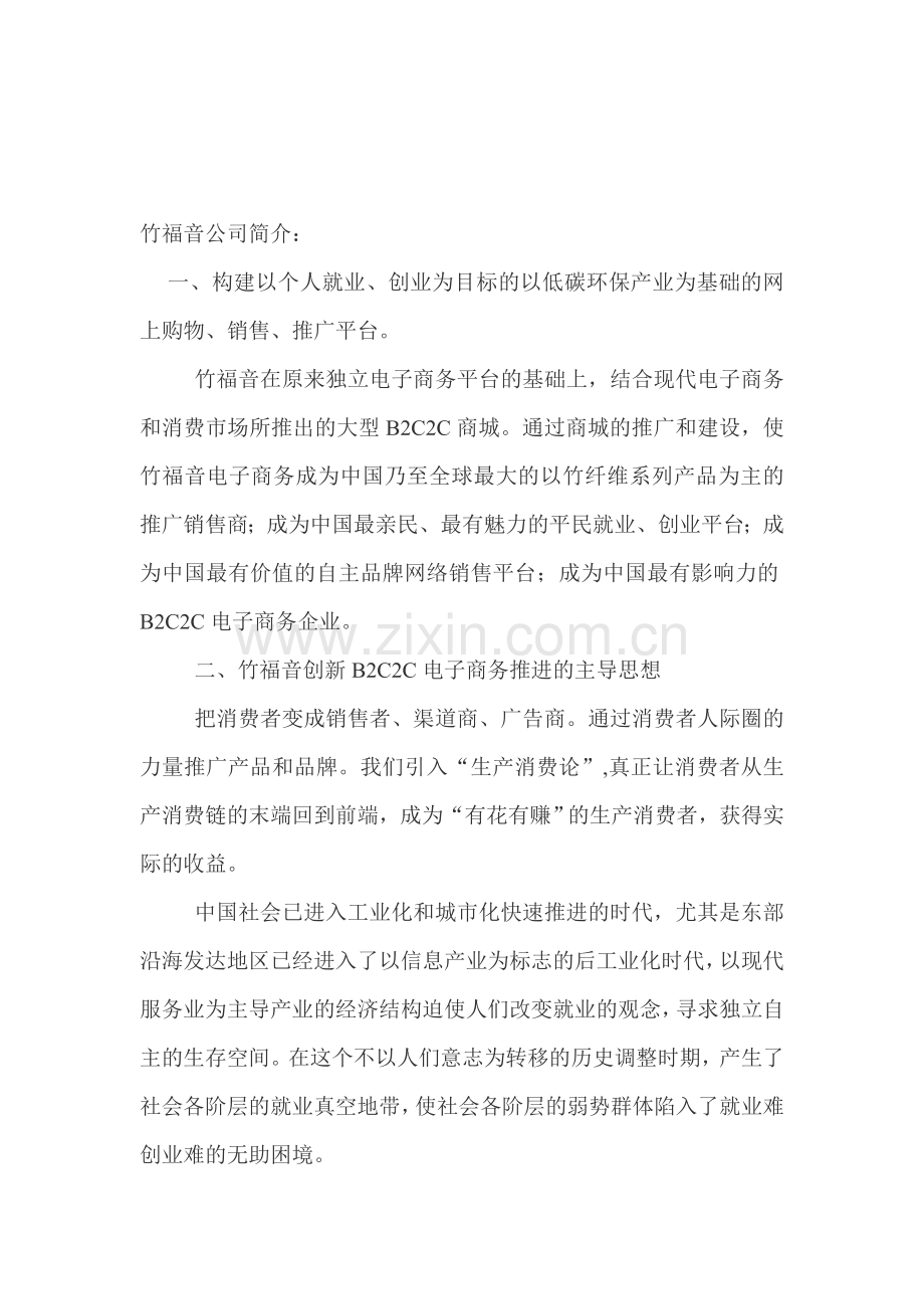竹福音公司简介.doc_第1页