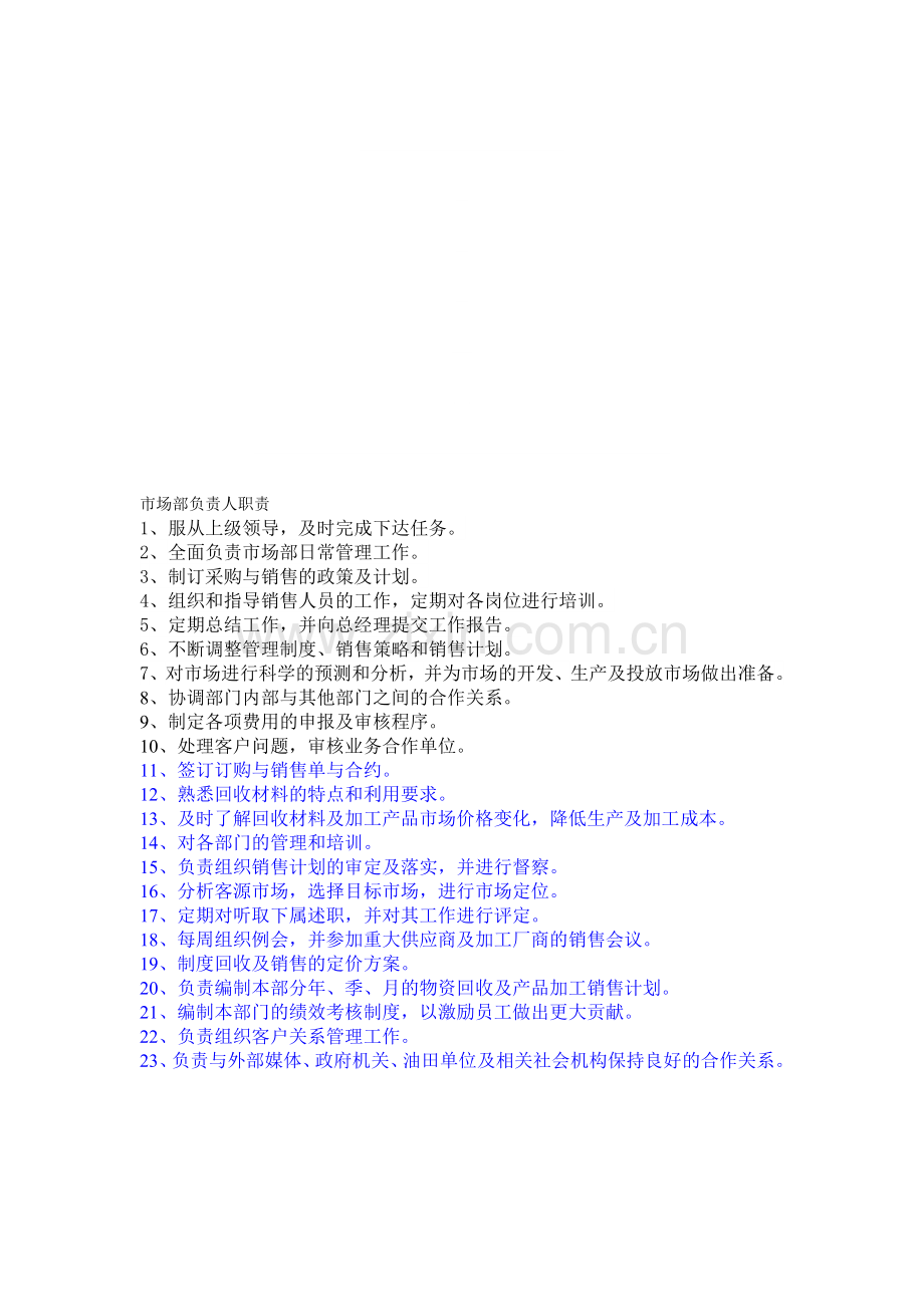 岗位职责(初).doc_第1页