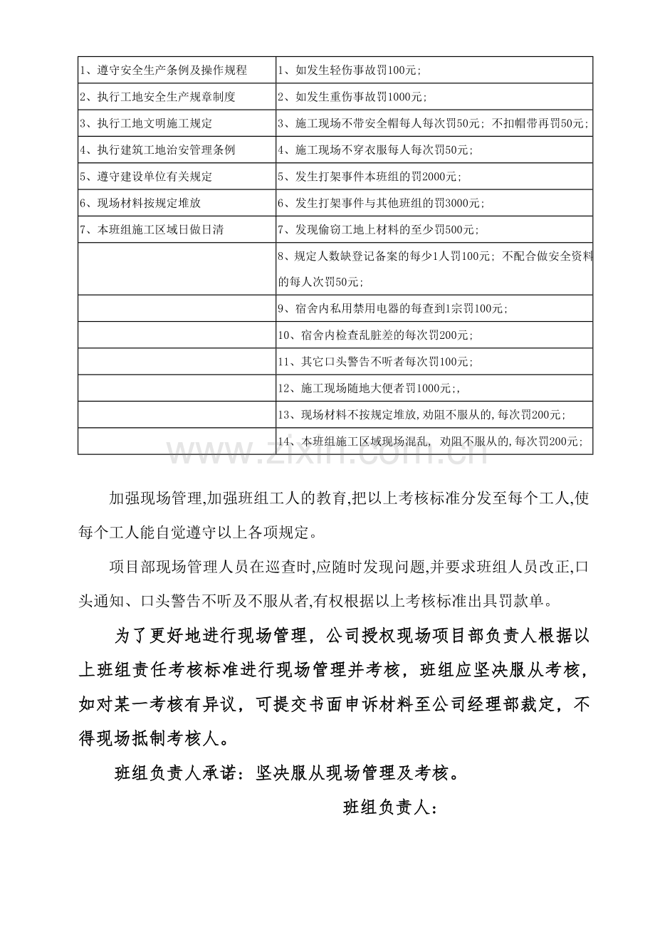 (钢筋)班组责任考核标准.doc_第2页