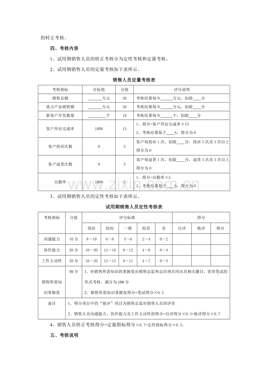 基层销售人员绩效考核方案.doc_第2页