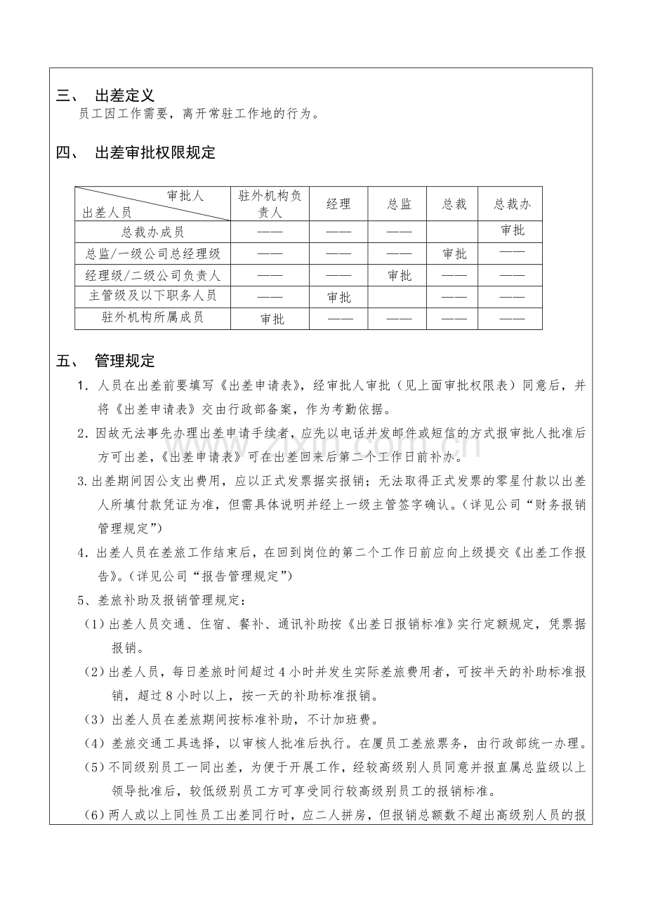 出差管理制度(签发版本).doc_第2页