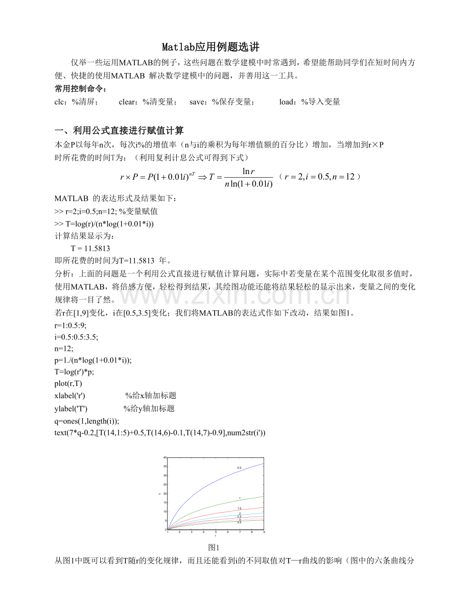 (2)MATLAB应用实例分析.doc_第1页